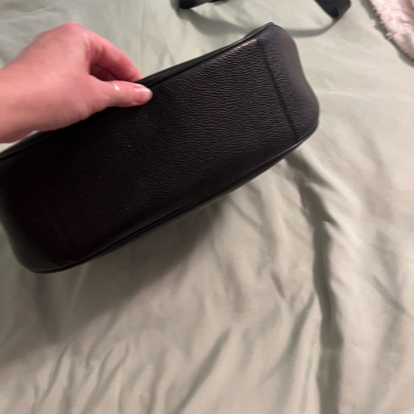 COACH Leather Large Shoulder Bag Black - Picture 5 of 11